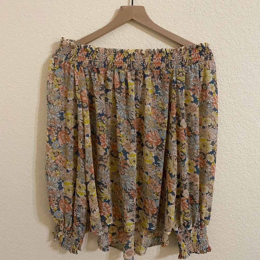 Off the shoulder blouse